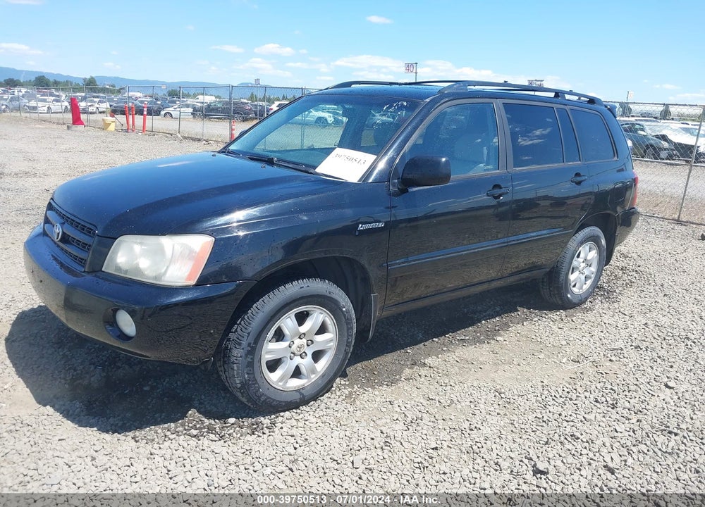 2002 TOYOTA HIGHLANDER LIMITED V6 VIN: JTEHF21A520071858