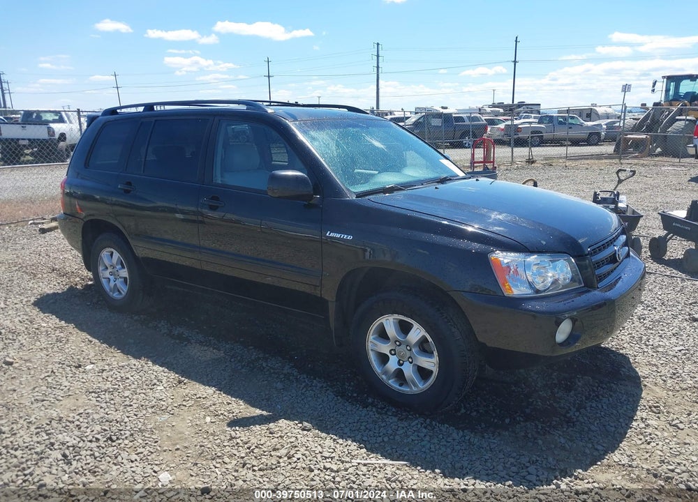 2002 TOYOTA HIGHLANDER LIMITED V6 VIN: JTEHF21A520071858