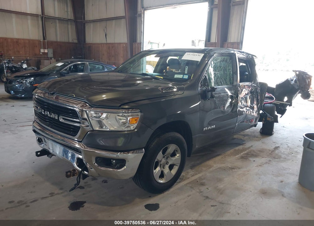2020 RAM 1500 BIG HORN 4X4 5'7 BOX VIN: 1C6SRFFT7LN140354