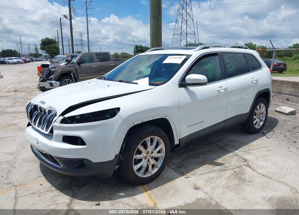 2016 JEEP CHEROKEE LIMITED VIN: 1C4PJMDS3GW121479