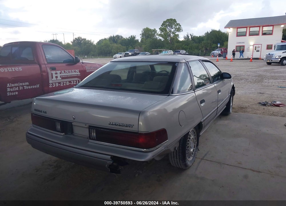 1991 MERCURY SABLE LS VIN: 1MECM5349MA610636