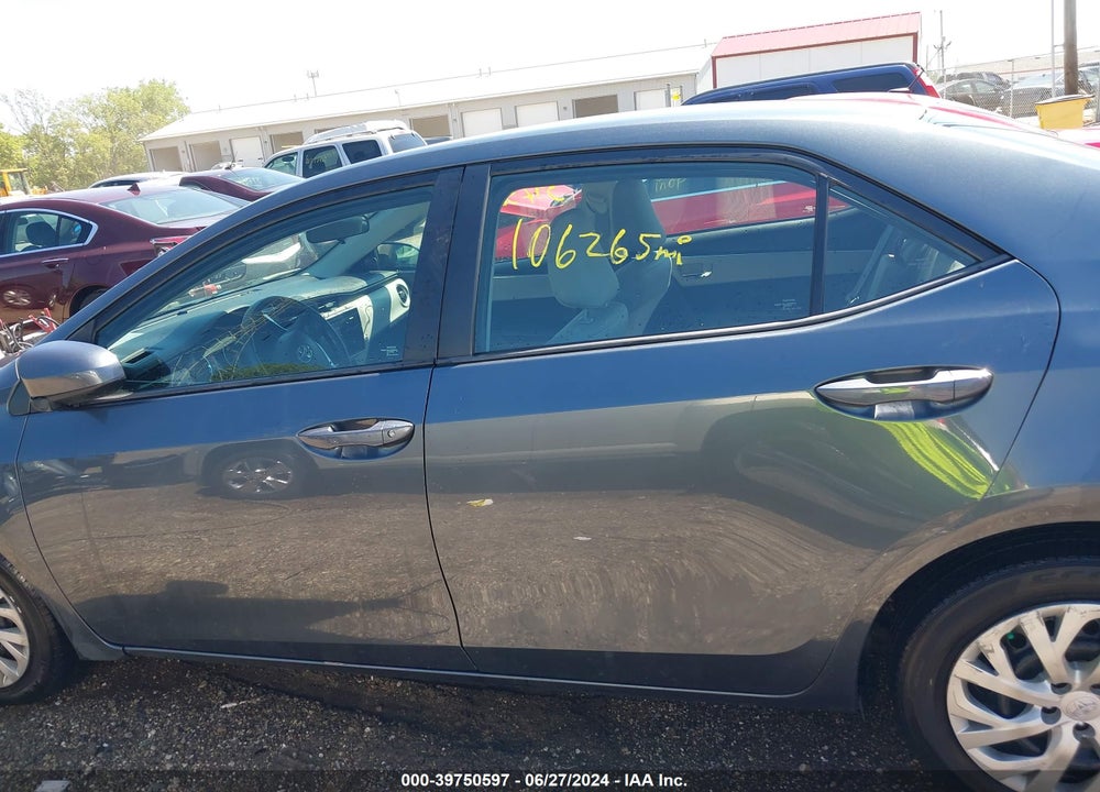 2017 TOYOTA COROLLA LE VIN: 2T1BURHE5HC909757