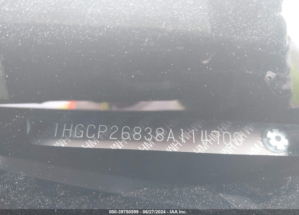 2008 HONDA ACCORD 2.4 EX-L VIN: 1HGCP26838A114700