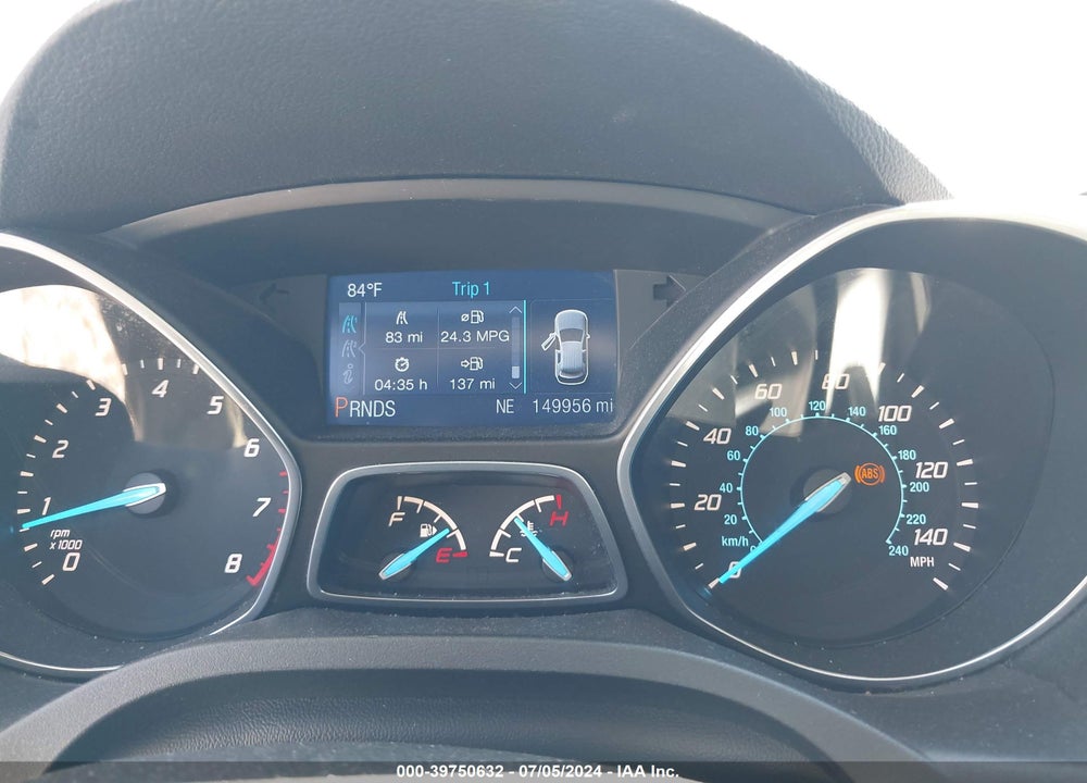 2014 FORD ESCAPE S VIN: 1FMCU0F73EUA58248