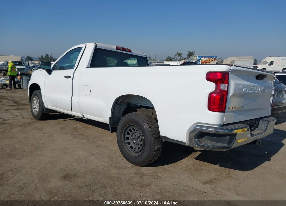 2021 CHEVROLET SILVERADO 1500 2WD REGULAR CAB LONG BED WT VIN: 3GCNWAEF9MG290344