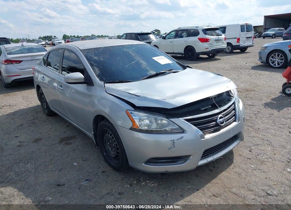 2014 NISSAN SENTRA SV VIN: 3N1AB7AP7EL612597