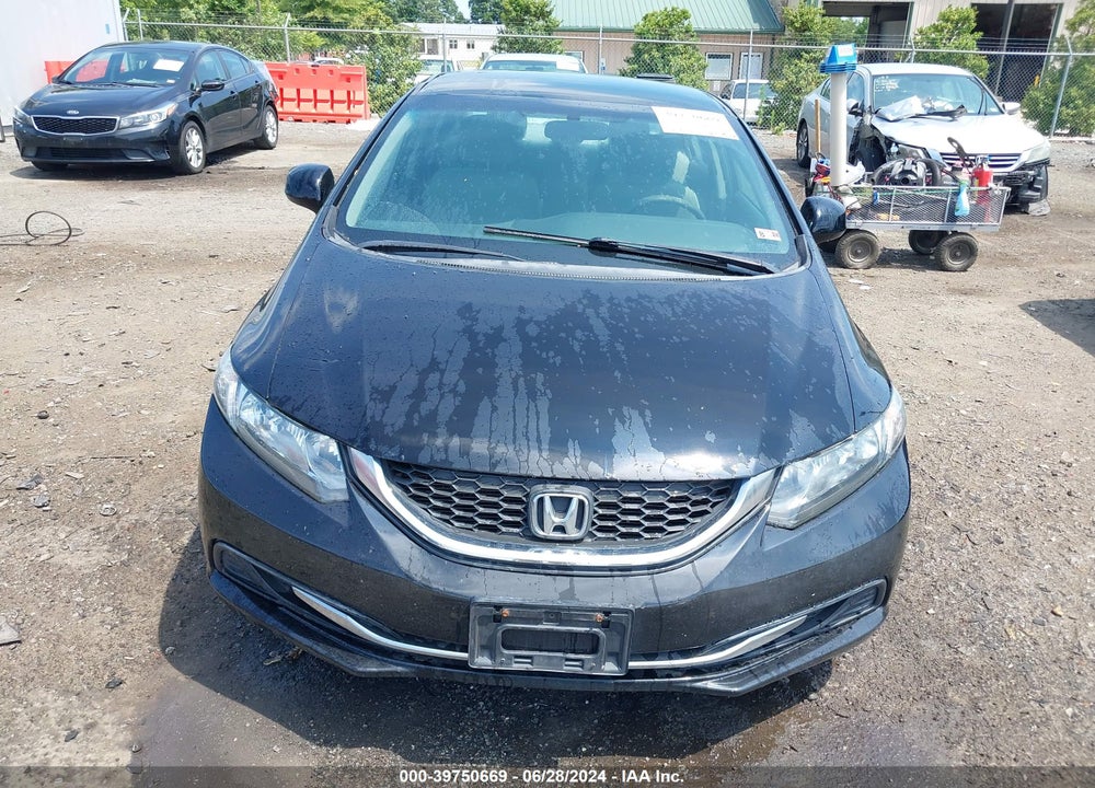 2013 HONDA CIVIC LX VIN: 19XFB2F53DE245018