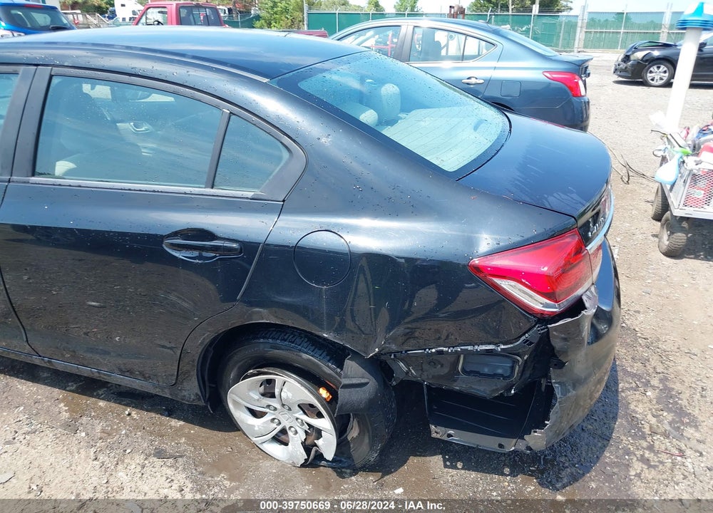 2013 HONDA CIVIC LX VIN: 19XFB2F53DE245018