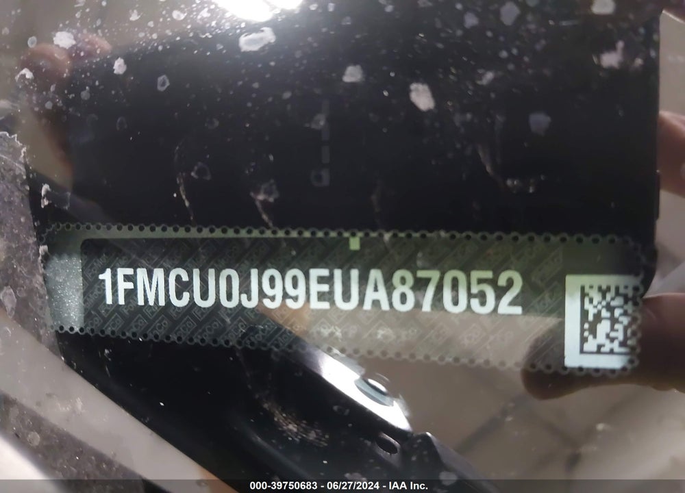 2014 FORD ESCAPE TITANIUM VIN: 1FMCU0J99EUA87052