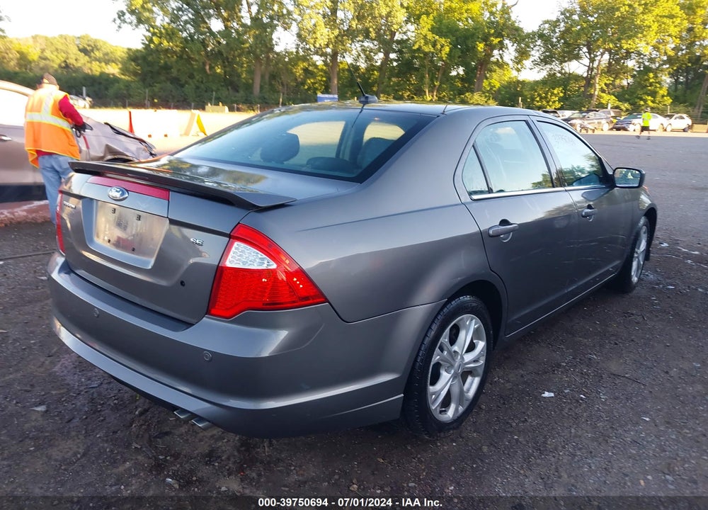 2012 FORD FUSION SE VIN: 3FAHP0HA3CR204376