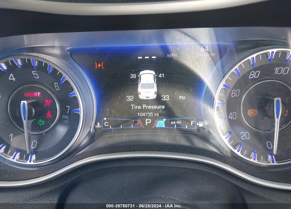 2016 CHRYSLER 300C VIN: 2C3CCAEG2GH320107
