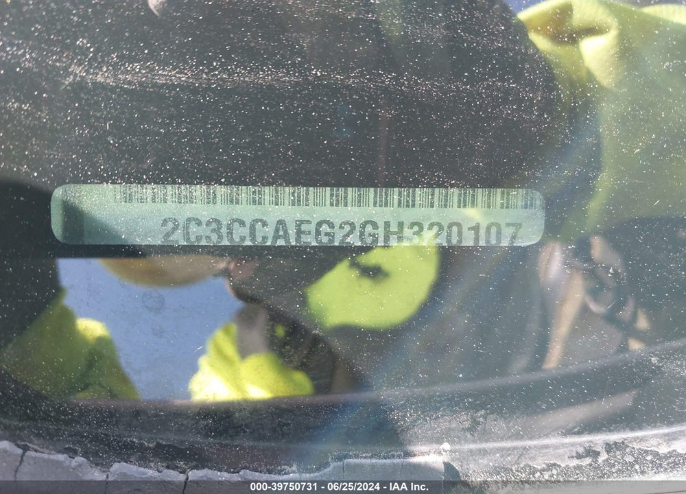 2016 CHRYSLER 300C VIN: 2C3CCAEG2GH320107