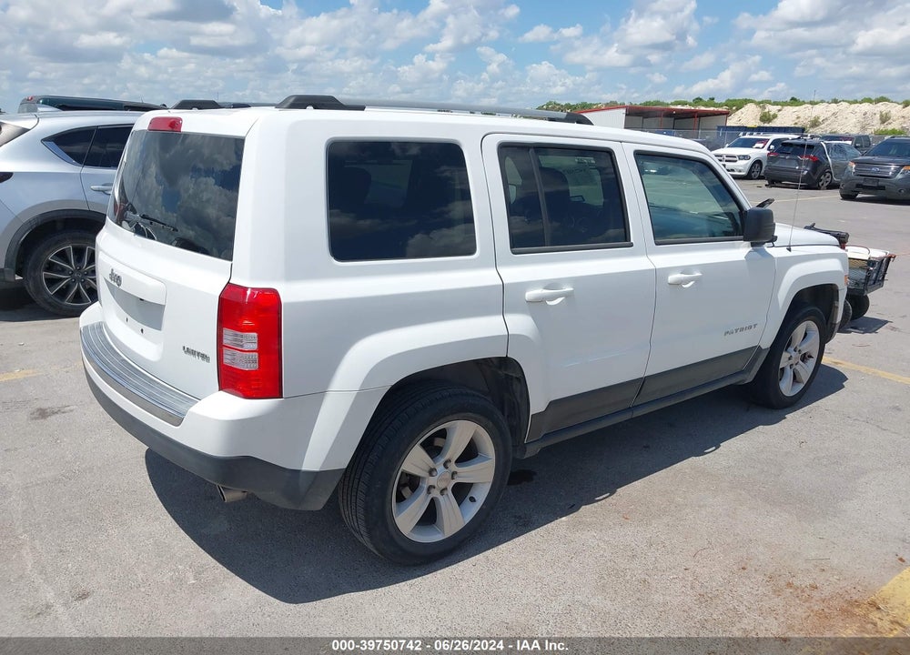2014 JEEP PATRIOT LIMITED VIN: 1C4NJPCB1ED707892