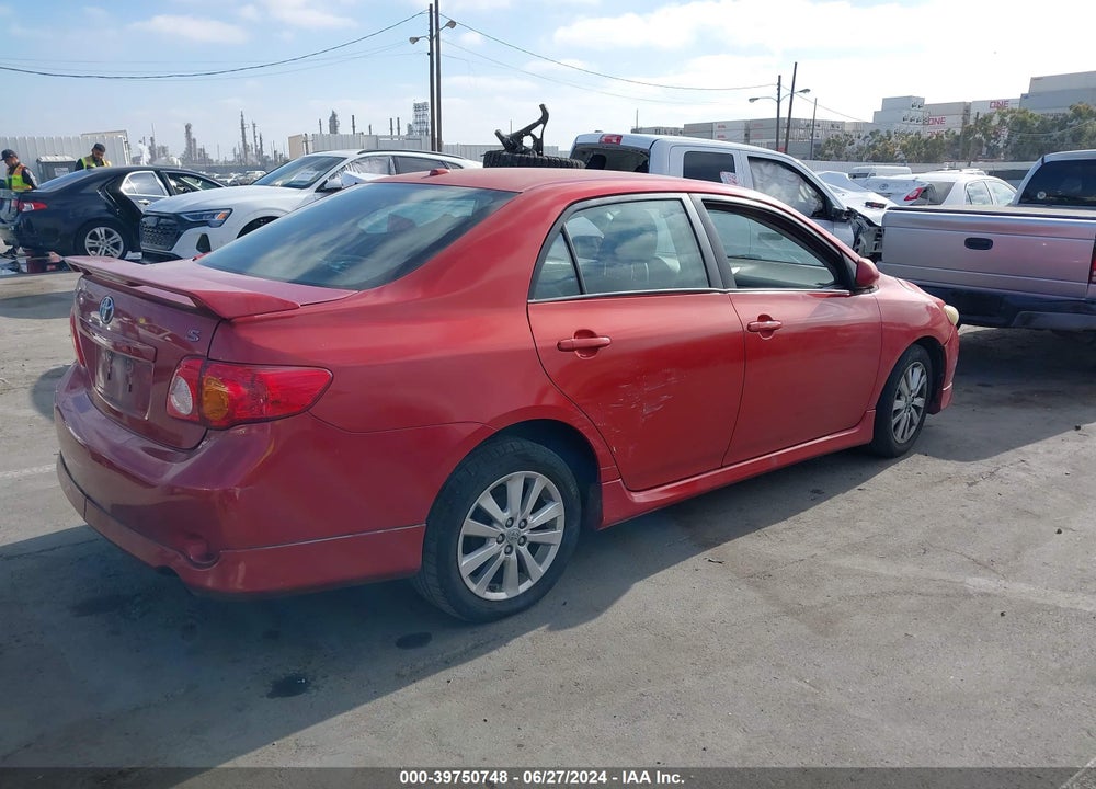 2009 TOYOTA COROLLA S VIN: 1NXBU40E49Z112253