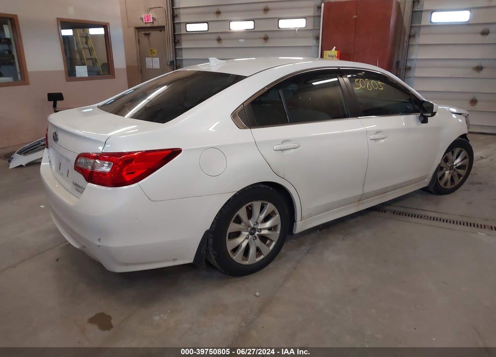 2017 SUBARU LEGACY 2.5I PREMIUM VIN: 4S3BNAC68H3034942