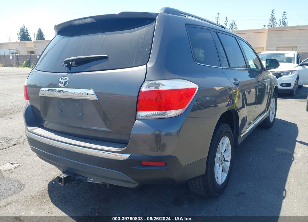 2012 TOYOTA HIGHLANDER SE V6 VIN: 5TDZK3EH6CS066880