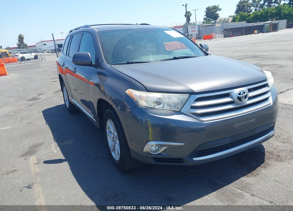 2012 TOYOTA HIGHLANDER SE V6 VIN: 5TDZK3EH6CS066880