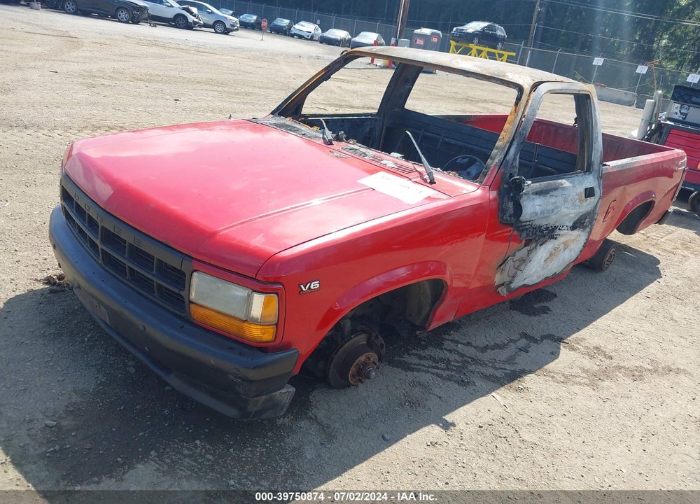 1996 DODGE DAKOTA VIN: 1B7FL26X1TS674779