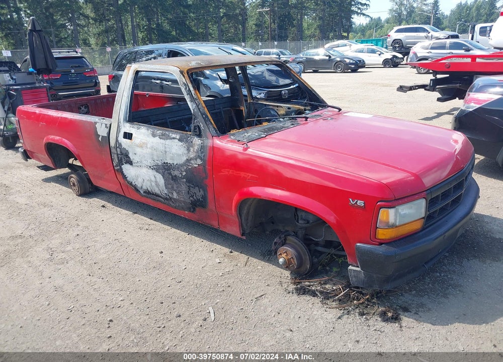 1996 DODGE DAKOTA VIN: 1B7FL26X1TS674779