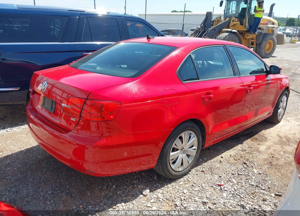 2014 VOLKSWAGEN JETTA 1.8T SE VIN: 3VWD17AJ0EM239855