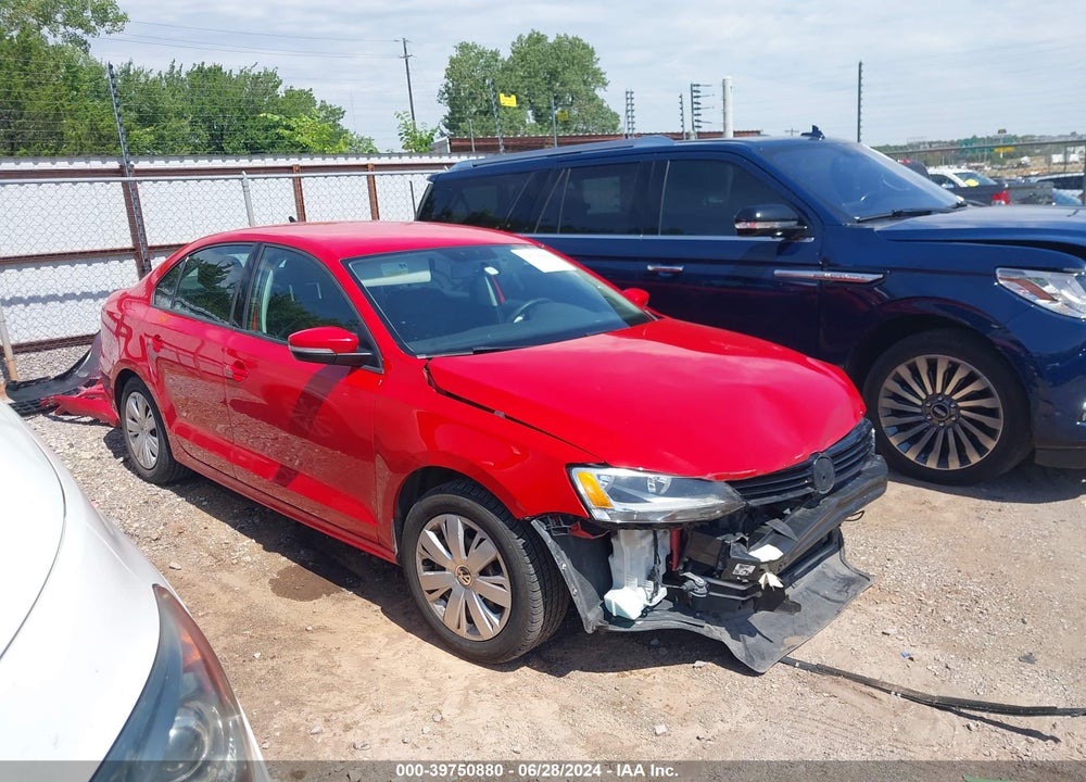 2014 VOLKSWAGEN JETTA 1.8T SE VIN: 3VWD17AJ0EM239855