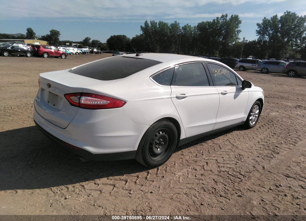 2016 FORD FUSION S VIN: 1FA6P0G72G5121916
