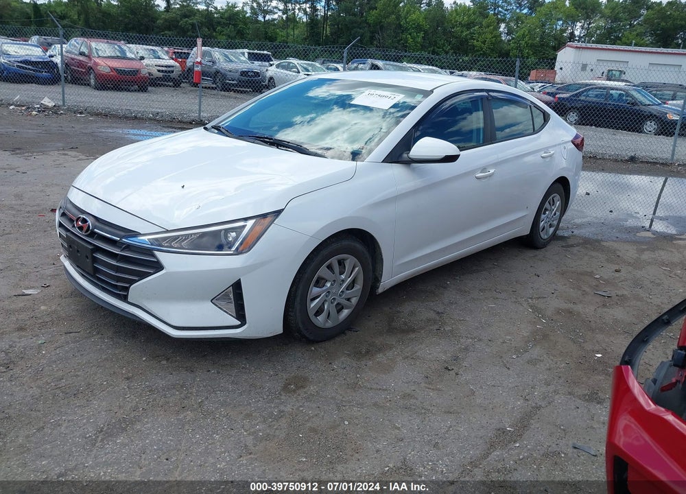 2019 HYUNDAI ELANTRA SE VIN: 5NPD74LF0KH452038
