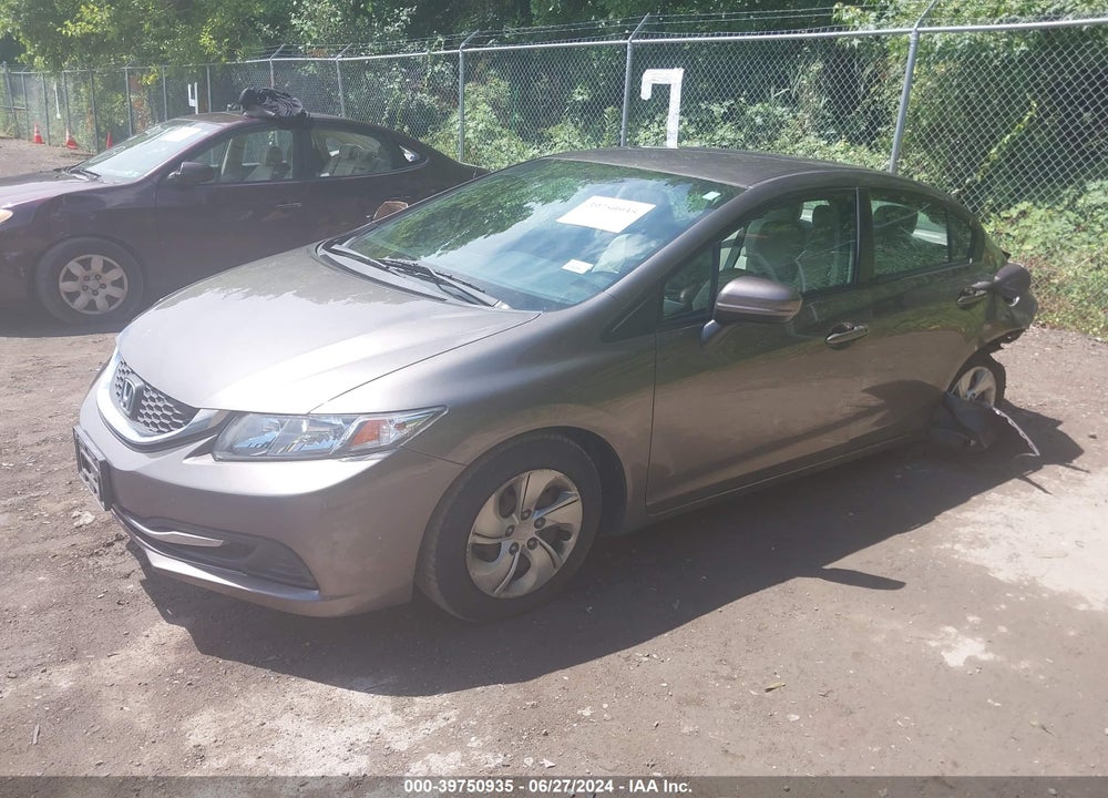 2015 HONDA CIVIC LX VIN: 19XFB2F57FE221940