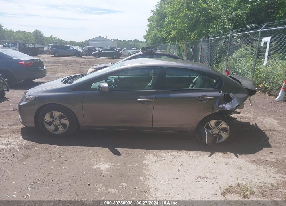2015 HONDA CIVIC LX VIN: 19XFB2F57FE221940