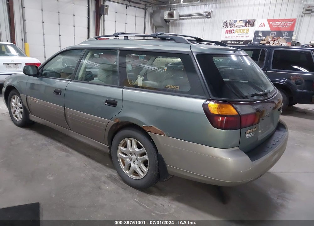 2003 SUBARU OUTBACK VIN: 4S3BH675137636265
