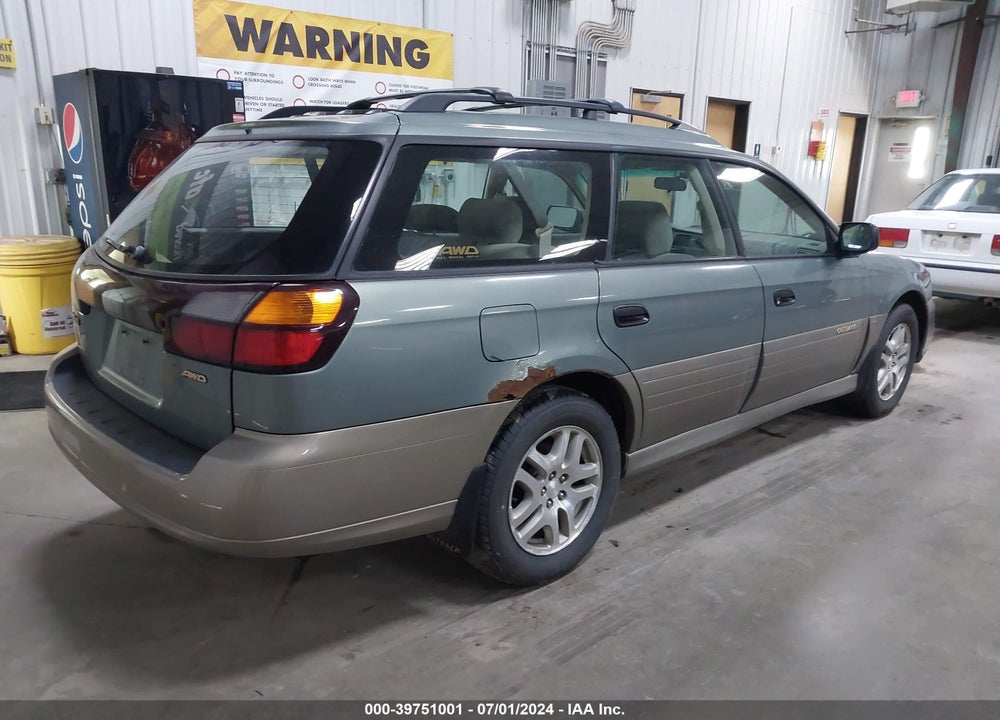 2003 SUBARU OUTBACK VIN: 4S3BH675137636265
