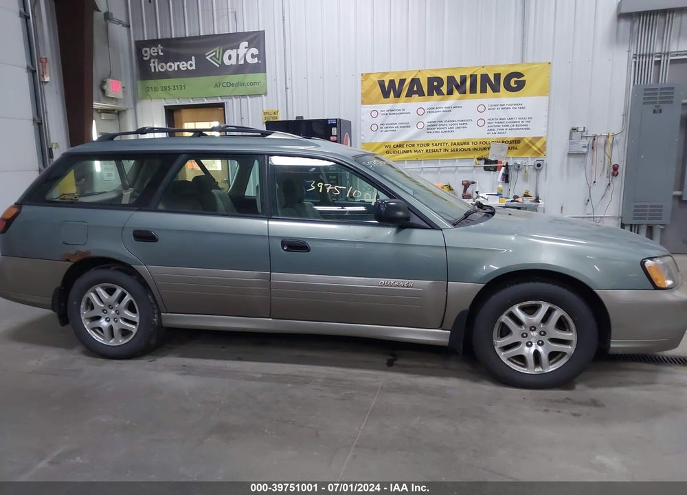 2003 SUBARU OUTBACK VIN: 4S3BH675137636265