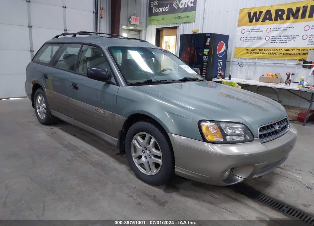 2003 SUBARU OUTBACK VIN: 4S3BH675137636265