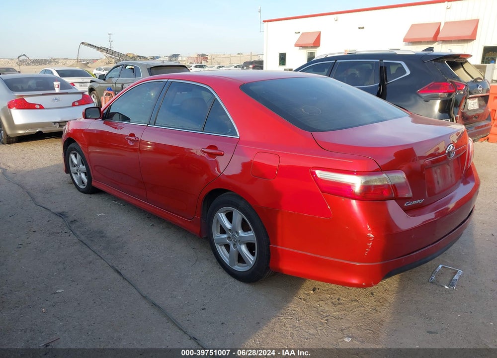 2007 TOYOTA CAMRY SE VIN: 4T1BE46K67U147450