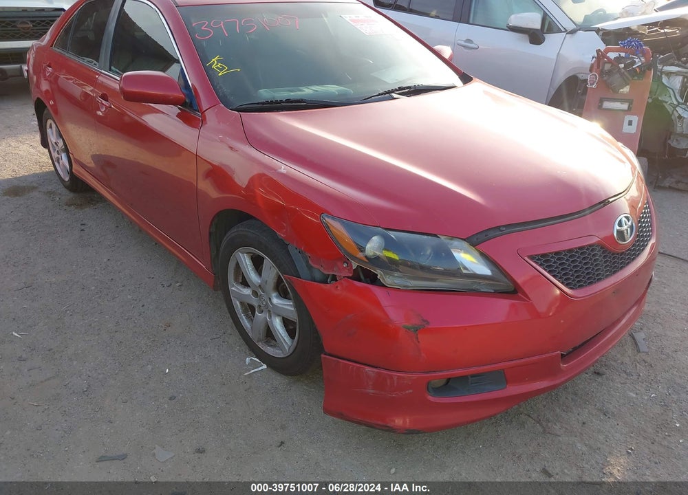 2007 TOYOTA CAMRY SE VIN: 4T1BE46K67U147450