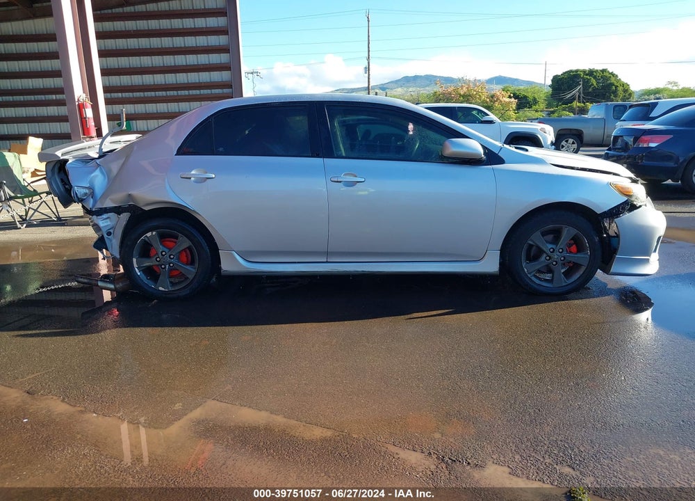 2011 TOYOTA COROLLA S VIN: 2T1BU4EE4BC701531