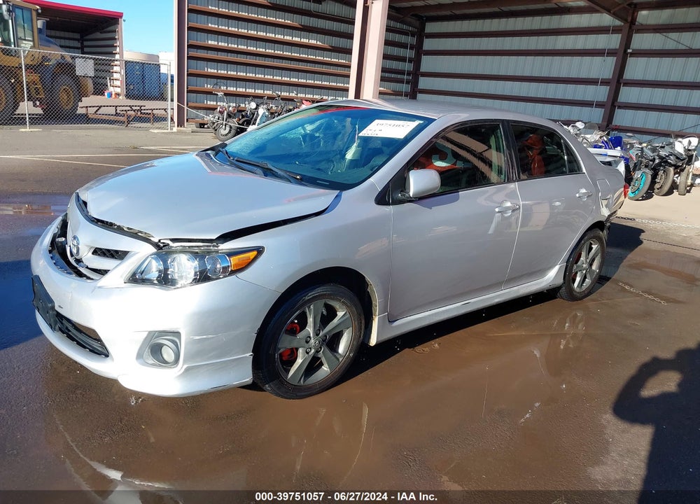 2011 TOYOTA COROLLA S VIN: 2T1BU4EE4BC701531