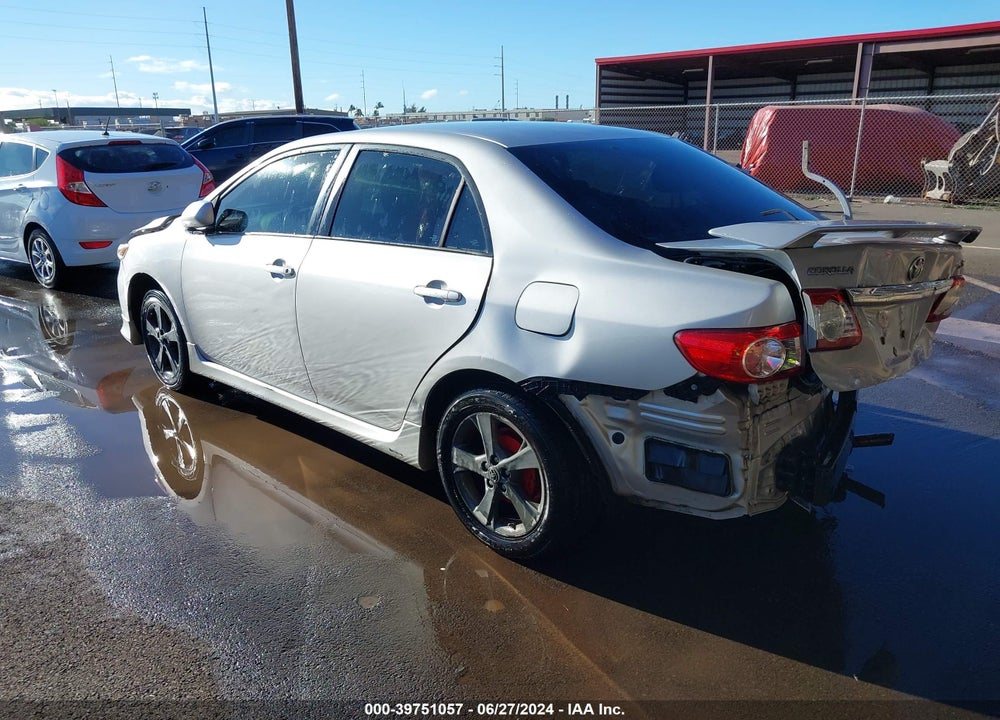 2011 TOYOTA COROLLA S VIN: 2T1BU4EE4BC701531