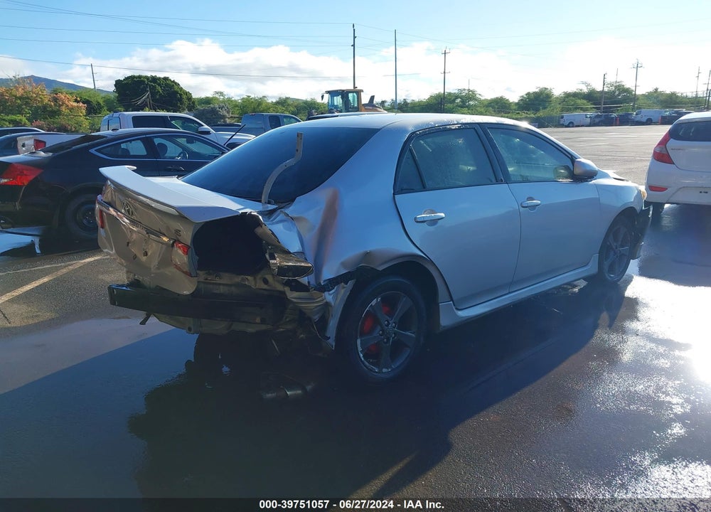 2011 TOYOTA COROLLA S VIN: 2T1BU4EE4BC701531