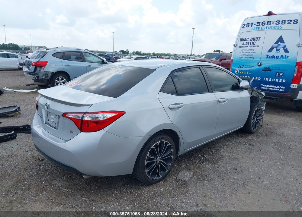 2015 TOYOTA COROLLA S PLUS VIN: 2T1BURHE1FC308827