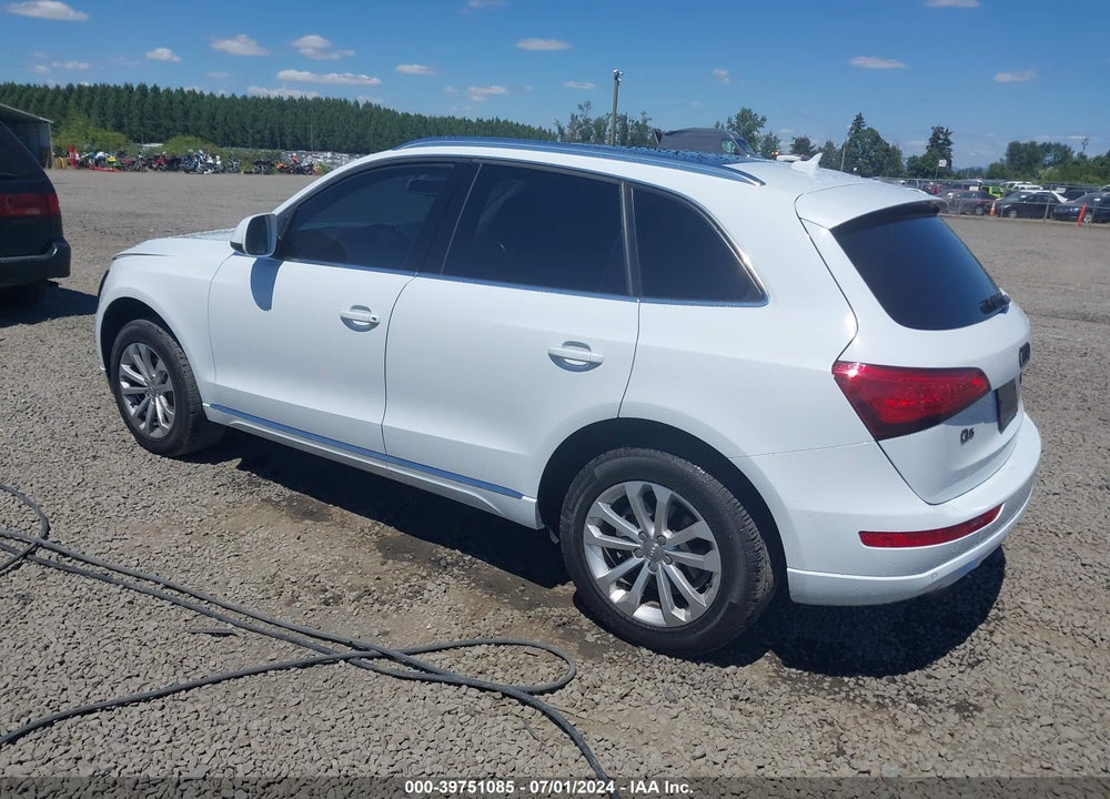 2013 AUDI Q5 2.0T PREMIUM VIN: WA1LFAFP1DA102164