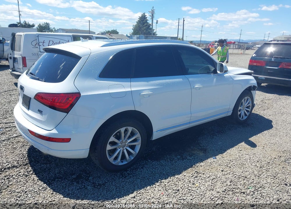 2013 AUDI Q5 2.0T PREMIUM VIN: WA1LFAFP1DA102164