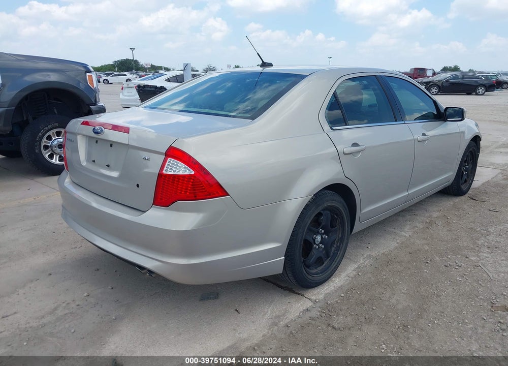 2010 FORD FUSION SE VIN: 3FAHP0HA4AR388224