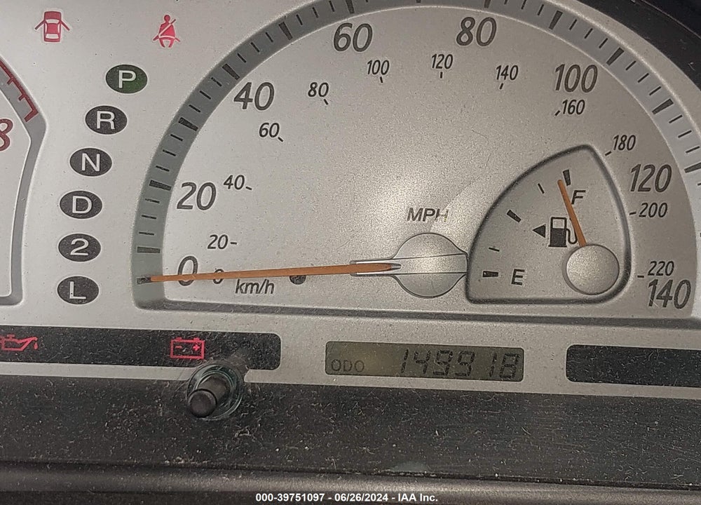 2002 TOYOTA CAMRY LE V6/SE V6/XLE V6 VIN: JTDBF32K420053438