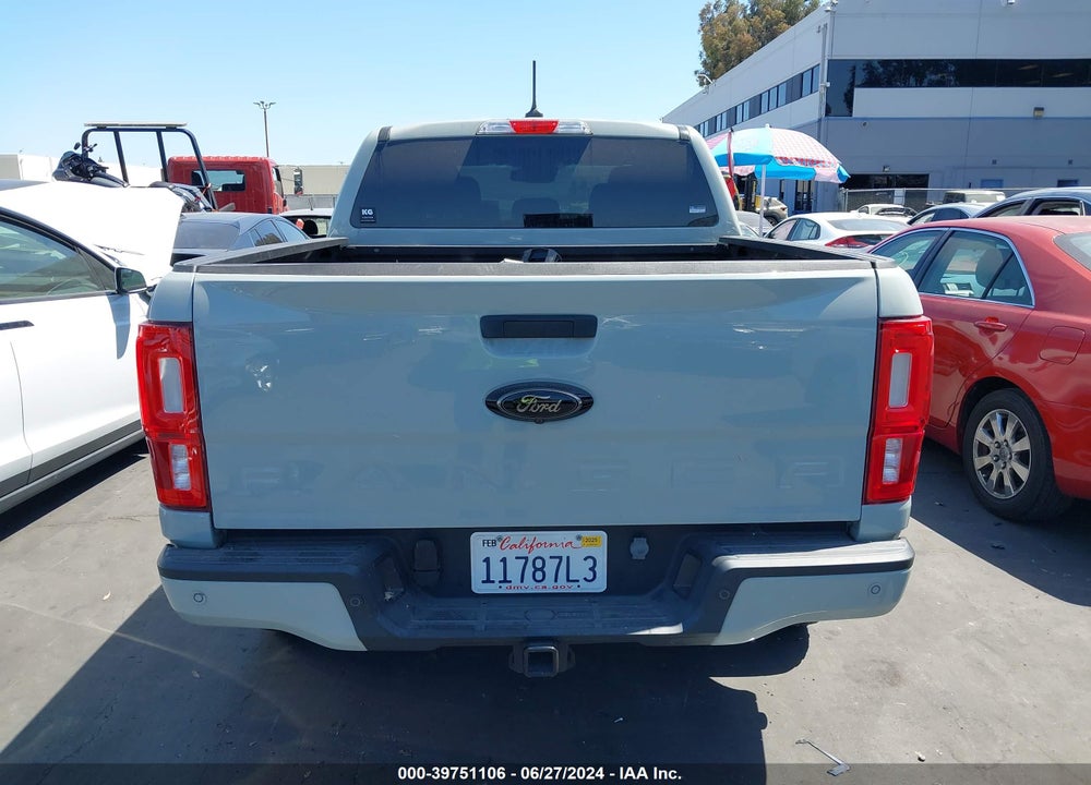 2022 FORD RANGER XLT VIN: 1FTER4FH8NLD00648