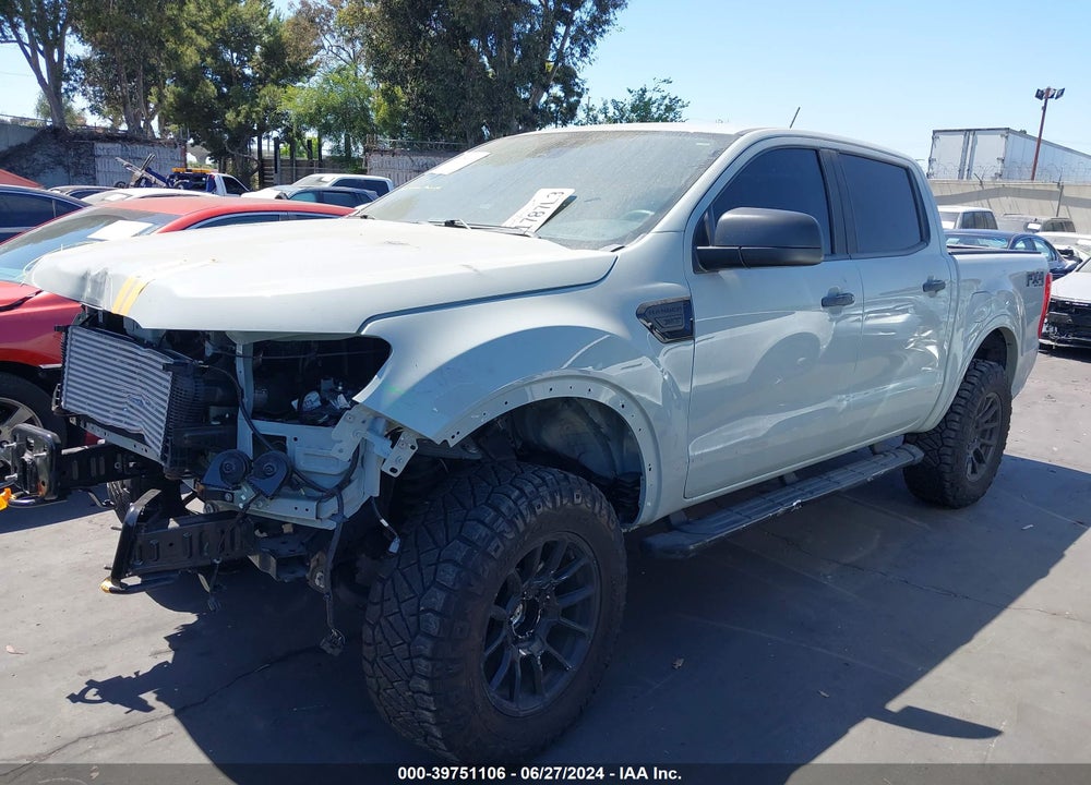2022 FORD RANGER XLT VIN: 1FTER4FH8NLD00648