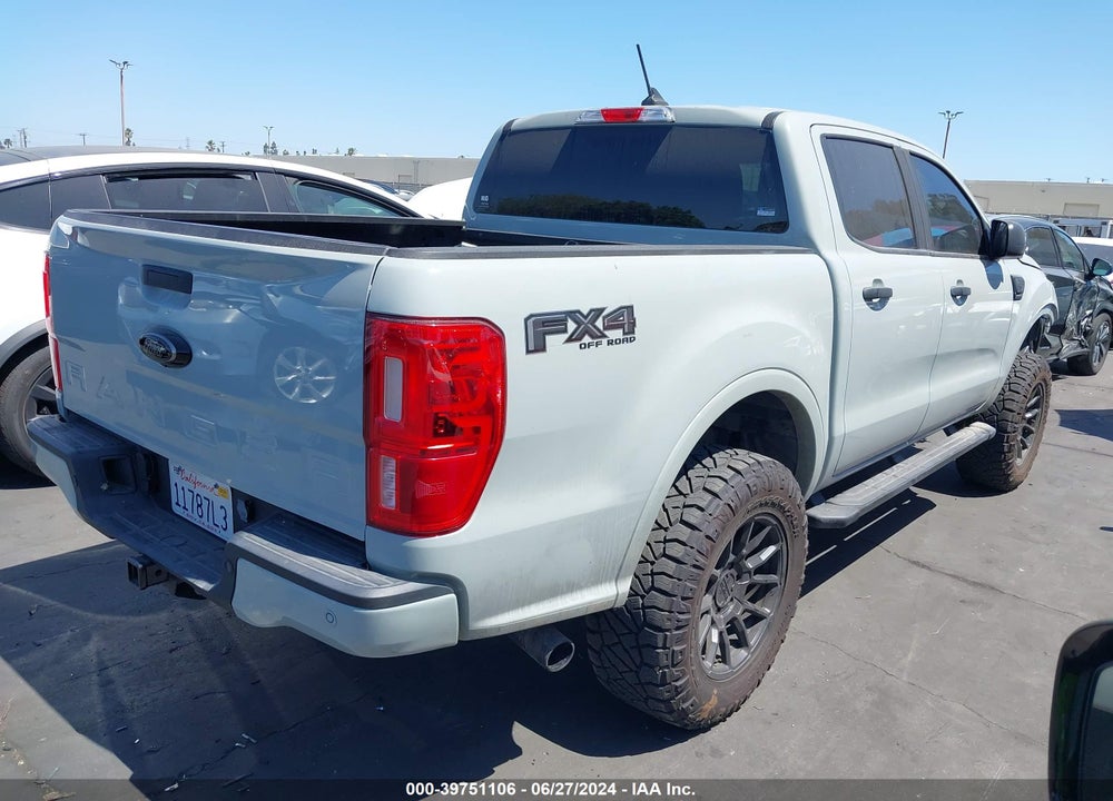 2022 FORD RANGER XLT VIN: 1FTER4FH8NLD00648