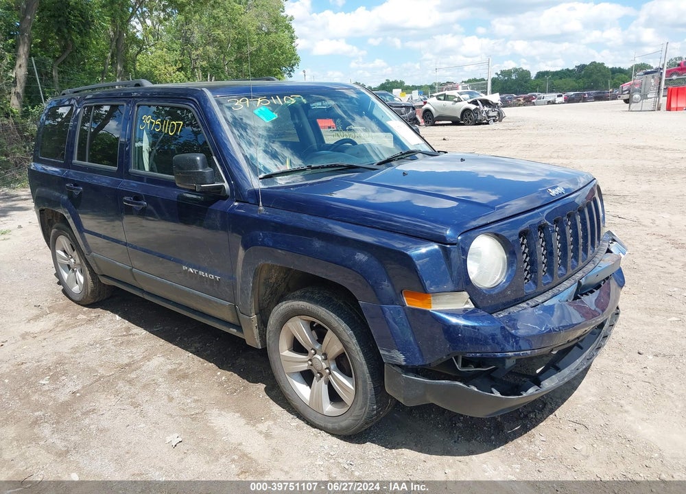 2012 JEEP PATRIOT LATITUDE VIN: 1C4NJPFA9CD605594