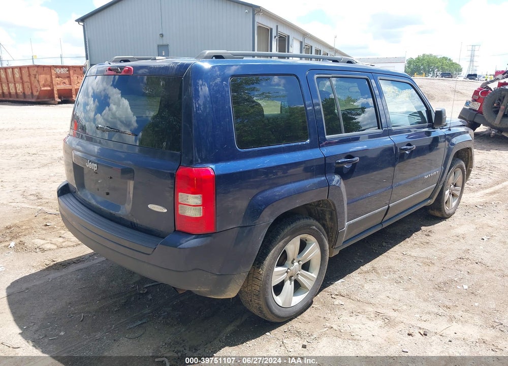 2012 JEEP PATRIOT LATITUDE VIN: 1C4NJPFA9CD605594