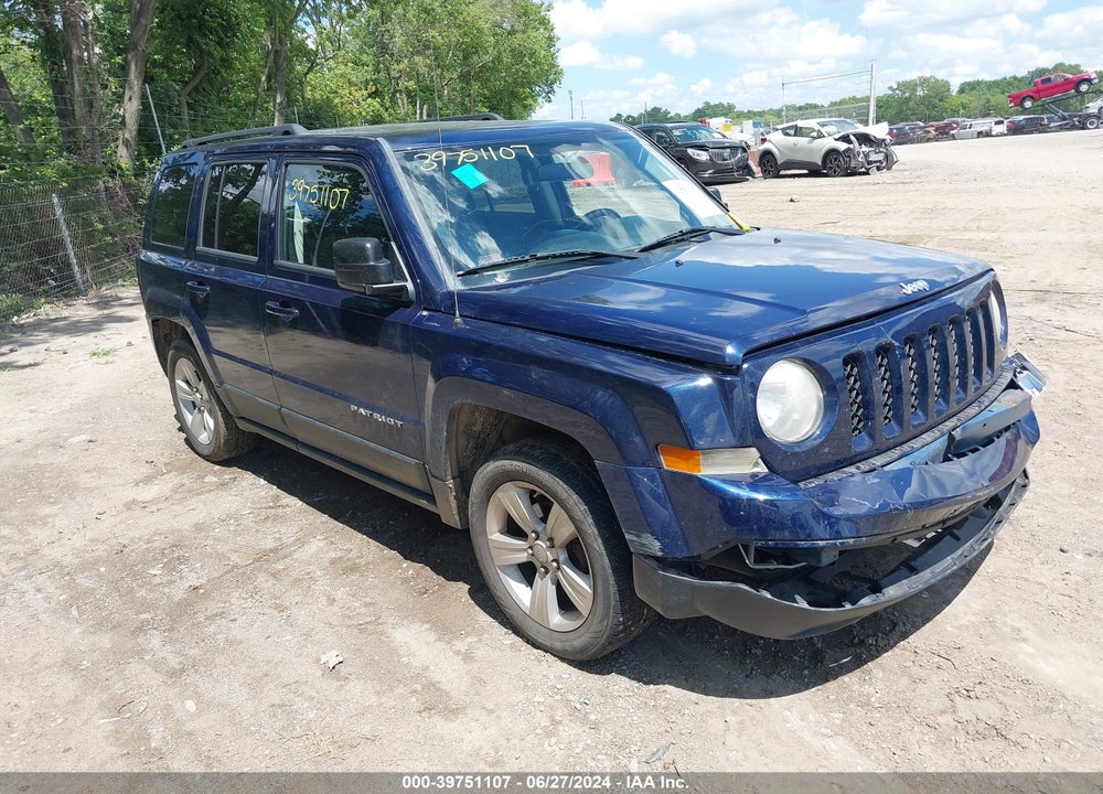2012 JEEP PATRIOT LATITUDE VIN: 1C4NJPFA9CD605594